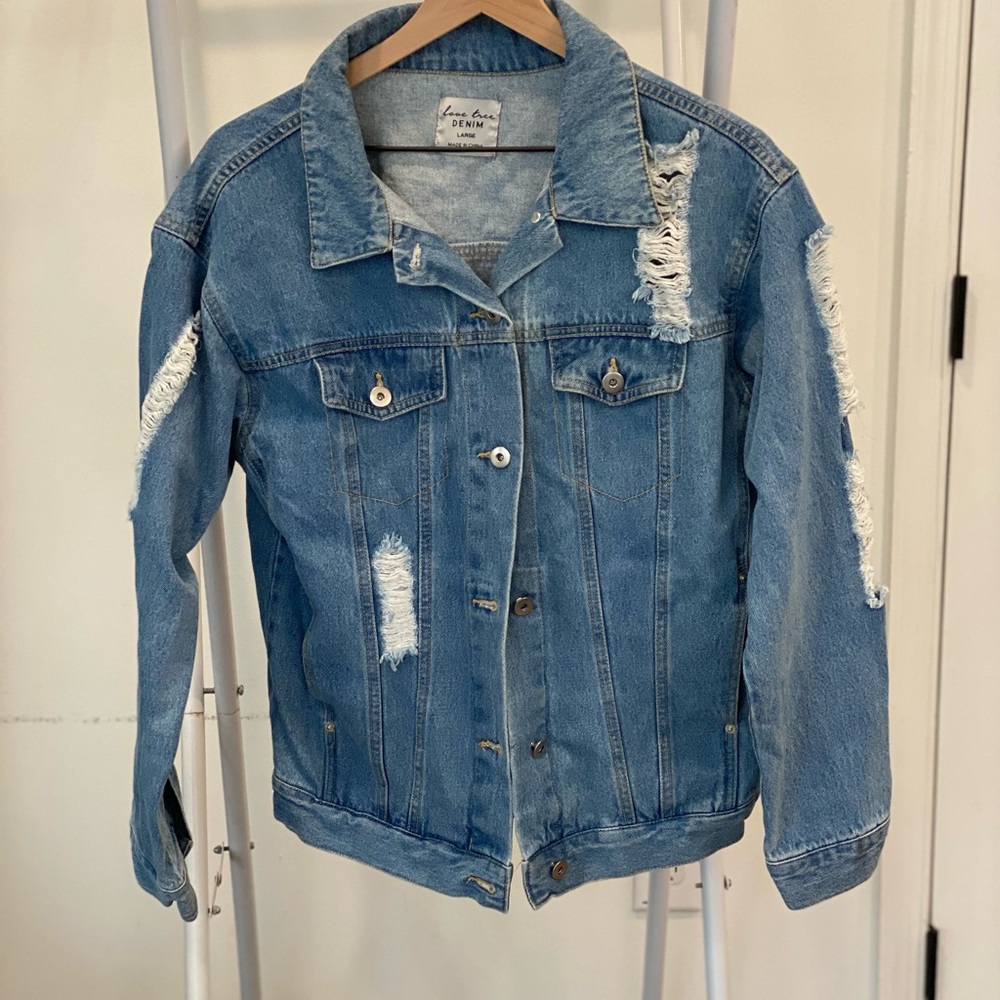 Love Tree Light Blue Denim Jacket